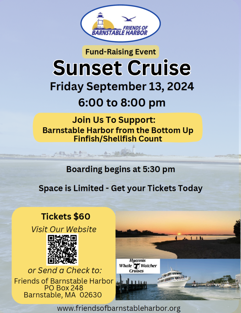 2024 Sunset Cruise Poster: Sept 13 @ 6pm